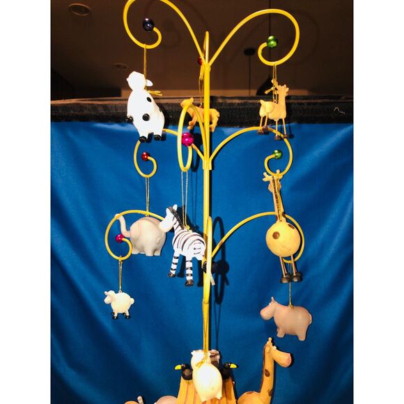 Noah's Ark Ornament Tree 9 Animal Ornaments Member's Mark 24" - Picture 5 of 11